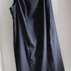 Dressbarn Black Sleeveless, Scoop Neck Sheath Dress 20W